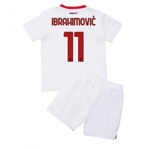 Fotbalové Dres AC Milan Zlatan Ibrahimovic #11 Dětské Venkovní 2022-23 Krátký Rukáv (+ trenýrky)